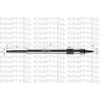 Bougie de préchauffage KRAFTVOLL GERMANY OEM 5960g2