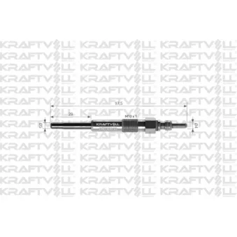 Bougie de préchauffage KRAFTVOLL GERMANY OEM v95dd6m090ab