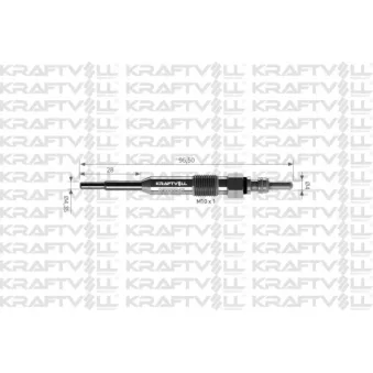 Bougie de préchauffage KRAFTVOLL GERMANY OEM n10591608