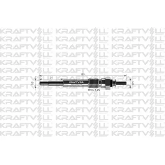 Bougie de préchauffage KRAFTVOLL GERMANY OEM 97011725