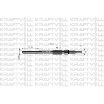 Bougie de préchauffage KRAFTVOLL GERMANY OEM 5960G6