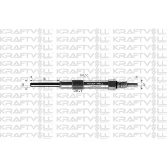 Bougie de préchauffage KRAFTVOLL GERMANY OEM 1214064
