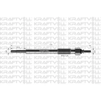 Bougie de préchauffage KRAFTVOLL GERMANY OEM 05954839