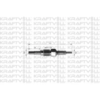 Bougie de préchauffage KRAFTVOLL GERMANY OEM N10302102