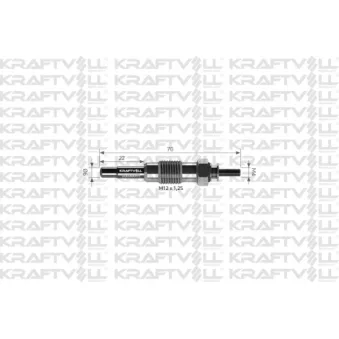 Bougie de préchauffage KRAFTVOLL GERMANY OEM a0011593601
