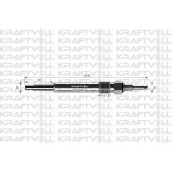 Bougie de préchauffage KRAFTVOLL GERMANY OEM A0011591601