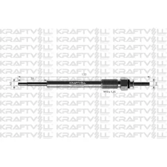 Bougie de préchauffage KRAFTVOLL GERMANY OEM 367102A700