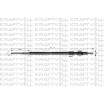 Bougie de préchauffage KRAFTVOLL GERMANY OEM 68147404AA