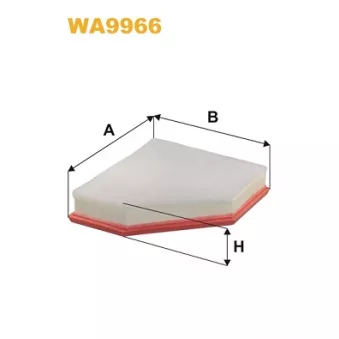 WIX FILTERS WA9966 - Filtre à air