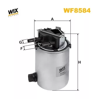 WIX FILTERS WF8584 - Filtre à carburant