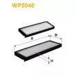 WIX FILTERS WP2040 - Filtre, air de l'habitacle