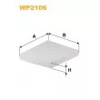 WIX FILTERS WP2106 - Filtre, air de l'habitacle