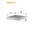 WIX FILTERS WP2211 - Filtre, air de l'habitacle