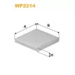 WIX FILTERS WP2214 - Filtre, air de l'habitacle