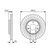 BOSCH 0 986 479 S93 - Jeu de 2 disques de frein avant