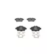 BOSCH 0 986 494 645 - Jeu de 4 plaquettes de frein avant