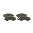 BOSCH 0 986 495 095 - Jeu de 4 plaquettes de frein avant