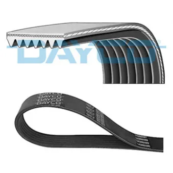 Courroie trapézoïdale à nervures DAYCO 7PK2092
