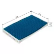 BOSCH 0 986 628 578 - Filtre, air de l'habitacle