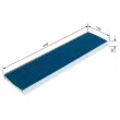 BOSCH 0 986 628 579 - Filtre, air de l'habitacle