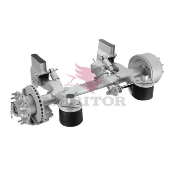 Jeu de 2 amortisseurs avant MERITOR OEM 21212534