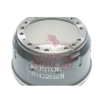 Tambour de frein MERITOR MBD2025 pour MERCEDES-BENZ ACTROS MP2 / MP3 2632 LS - 320cv