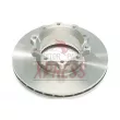 Jeu de 2 disques de frein arrière MERITOR [MBR5068]