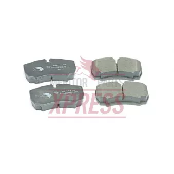 MERITOR MDP1405 - Jeu de 4 plaquettes de frein avant