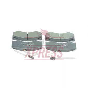Jeu de 4 plaquettes de frein avant MERITOR MDP3024
