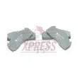 MERITOR MDP3125K - Jeu de 4 plaquettes de frein avant