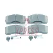 Jeu de 4 plaquettes de frein avant MERITOR [MDP3148K]