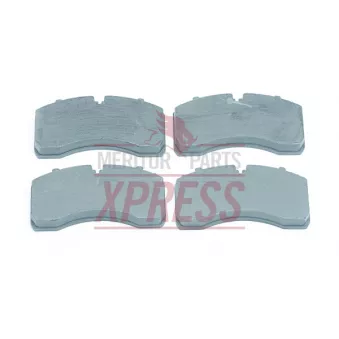 MERITOR MDP3162 - Jeu de 4 plaquettes de frein avant