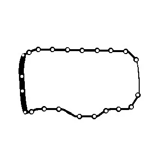 Joint d'étanchéité, carter d'huile BGA OP0383