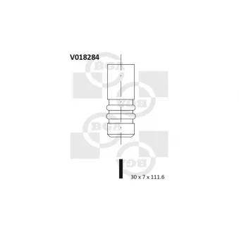 Soupape d'émission BGA V018284