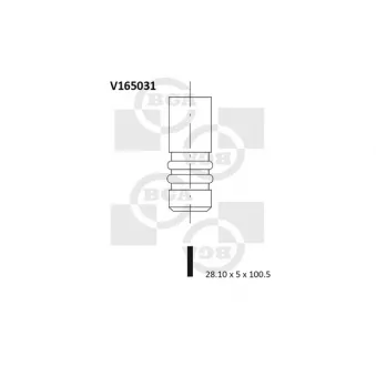 BGA V165031 - Soupape d'émission