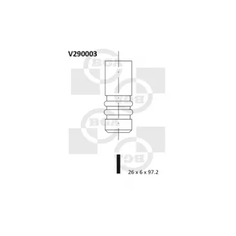BGA V290003 - Soupape d'émission