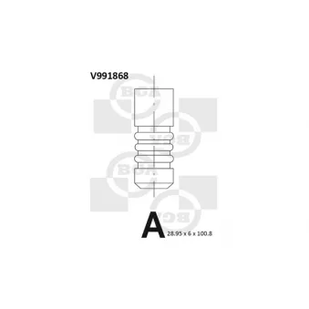 BGA V991868 - Soupape d'émission