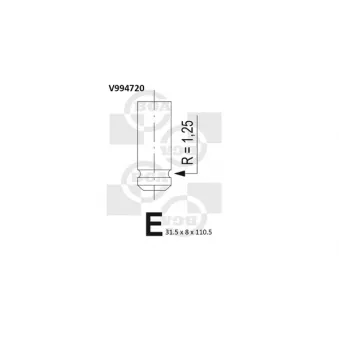 BGA V994720 - Soupape d'émission