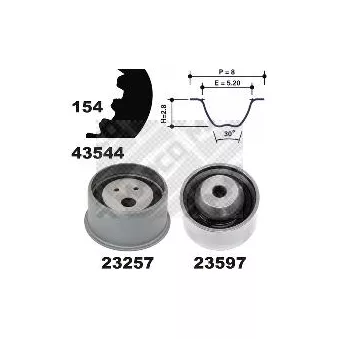 Kit de distribution MAPCO [23544]