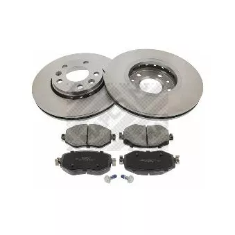 MAPCO 47127 - Kit de disques et plaquettes avant