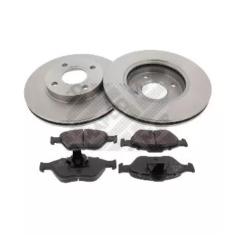 MAPCO 47654 - Kit de disques et plaquettes avant