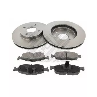 MAPCO 47657 - Kit de disques et plaquettes avant
