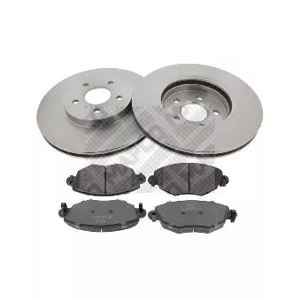 MAPCO 47659 - Kit de disques et plaquettes avant