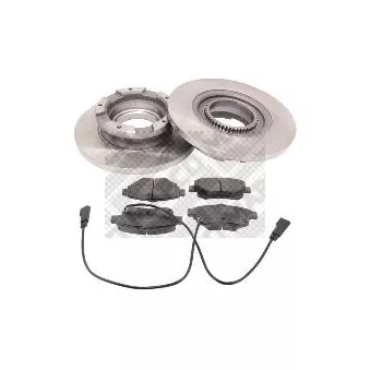 Kit de disques et plaquettes arrière MAPCO [47687]