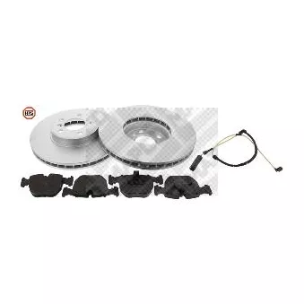 MAPCO 47708HPS - Kit de disques et plaquettes avant