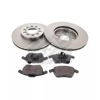 MAPCO 47830 - Kit de disques et plaquettes avant
