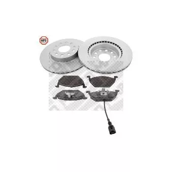 MAPCO 47832HPS - Kit de disques et plaquettes avant