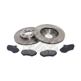 Kit de disques et plaquettes avant MAPCO [47852]