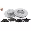 Kit de disques et plaquettes avant MAPCO [47887HPS]