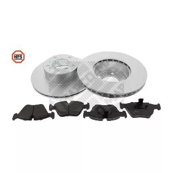 MAPCO 47887HPS - Kit de disques et plaquettes avant